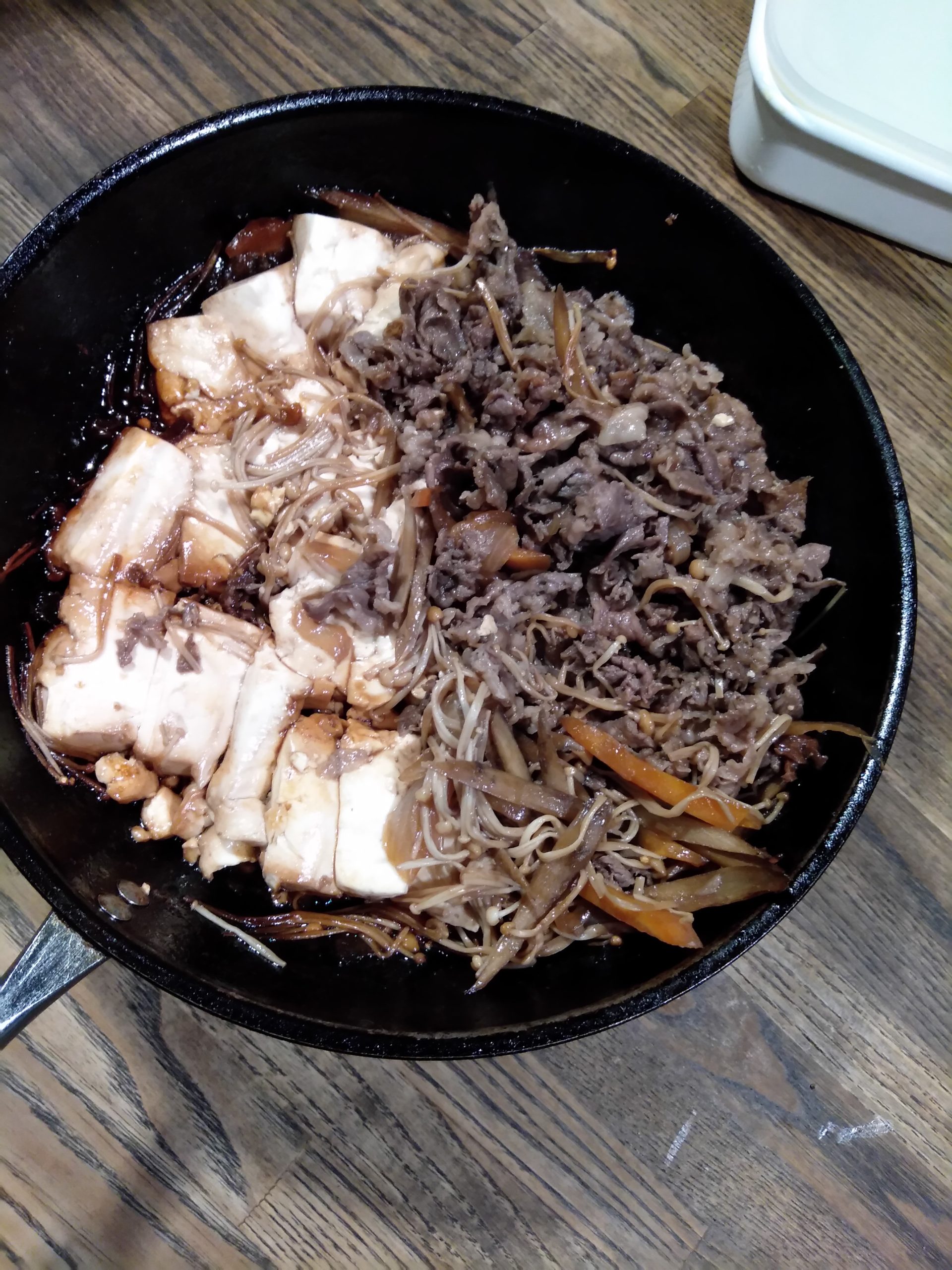 今日は晩御飯を作りました！